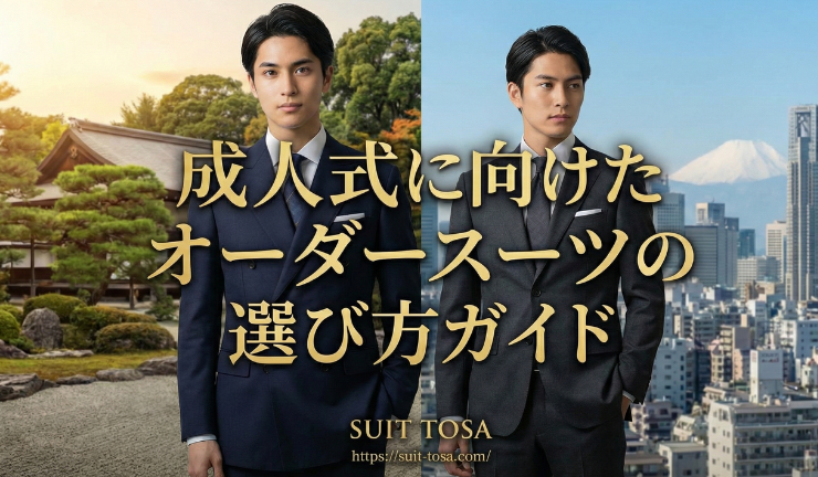 成人式に向けたオーダースーツの選び方ガイド