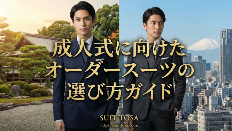 成人式に向けたオーダースーツの選び方ガイド